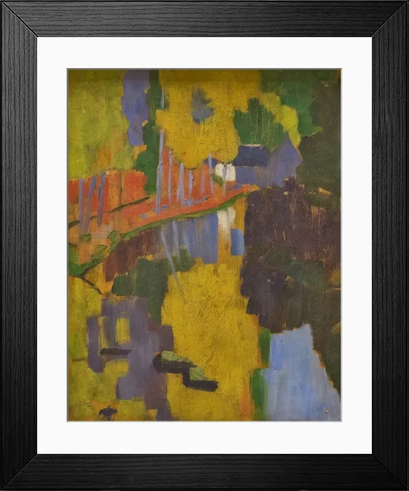 Framed Print : The Talisman, 1888. Artist: Serusier, Paul (1864-1927) Framed Print : The Talisman, 1888. Artist: Serusier, Paul (1864-1927)