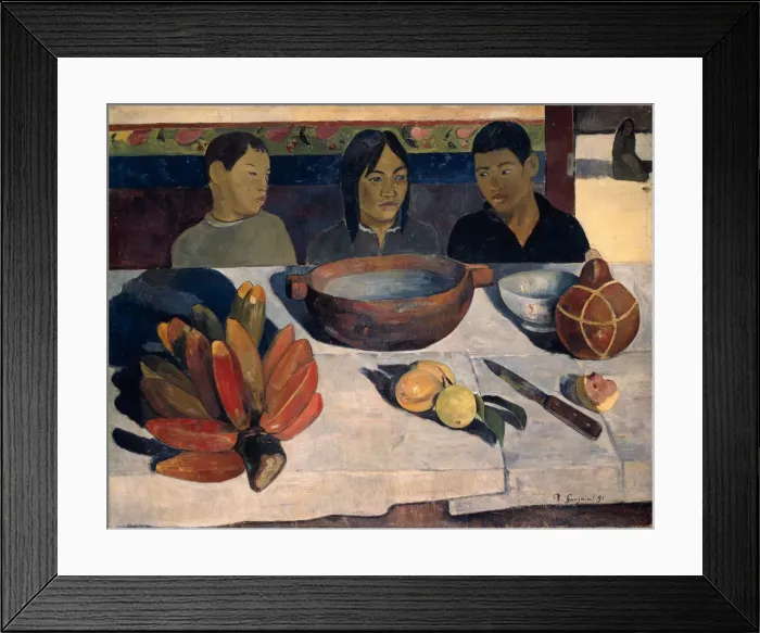 Framed Print : The Meal (Bananas), 1891. Artist: Gauguin, Paul Eugene Henri (1848-1903) Framed Print : The Meal (Bananas), 1891. Artist: Gauguin, Paul Eugene Henri (1848-1903)