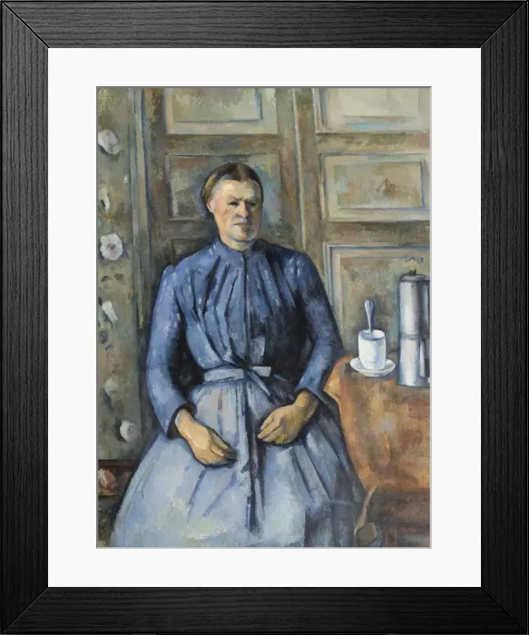 Framed Print : Woman with a Coffeepot, c. 1895. Artist: Cezanne, Paul (1839-1906) Framed Print : Woman with a Coffeepot, c. 1895. Artist: Cezanne, Paul (1839-1906)