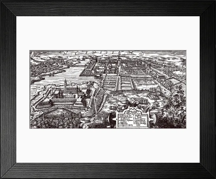 Framed Print : Nesvizh, 1604. Artist: Makowski, Tomasz (c. 1575-c. 1630) Framed Print : Nesvizh, 1604. Artist: Makowski, Tomasz (c. 1575-c. 1630)