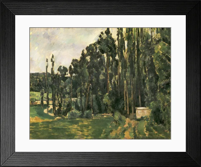 Framed Print : Poplars, 1879-1880. Artist: Cezanne, Paul (1839-1906) Framed Print : Poplars, 1879-1880. Artist: Cezanne, Paul (1839-1906)