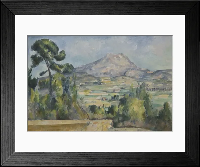 Framed Print : Montagne Sainte-Victoire, c. 1890. Artist: Cezanne, Paul (1839-1906) Framed Print : Montagne Sainte-Victoire, c. 1890. Artist: Cezanne, Paul (1839-1906)