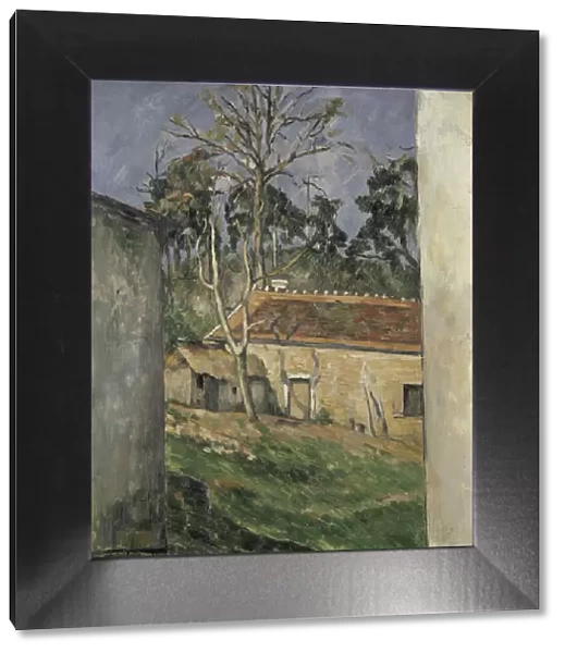 Farmyard, 1879. Artist: Cezanne, Paul (1839-1906)