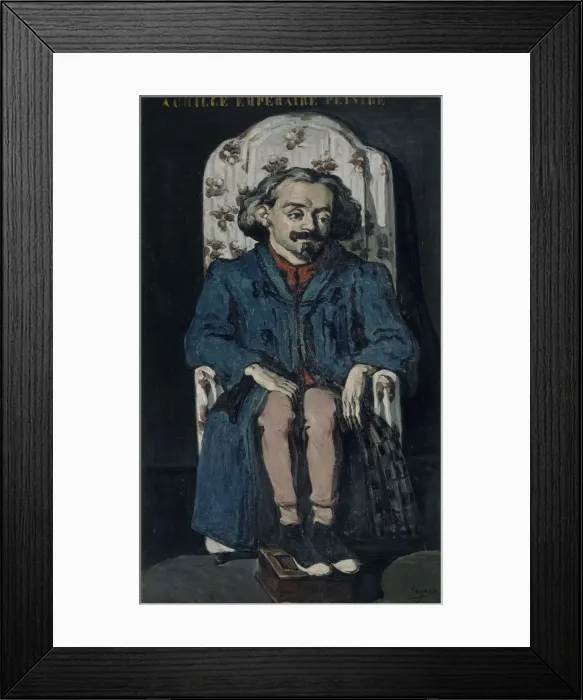 Framed Print : Achille Emperaire, 1867-1868. Artist: Cezanne, Paul (1839-1906) Framed Print : Achille Emperaire, 1867-1868. Artist: Cezanne, Paul (1839-1906)