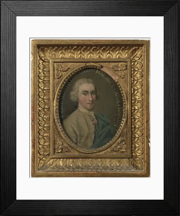 Framed Print : Portrait of the composer Baldassare Galuppi (1706-1785), 1751. Artist: Italian master Framed Print : Portrait of the composer Baldassare Galuppi (1706-1785), 1751. Artist: Italian master