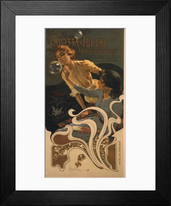 Framed Print : Chozza e Turchi, 1899. Artist: Hohenstein, Adolfo (1854-1928) Framed Print : Chozza e Turchi, 1899. Artist: Hohenstein, Adolfo (1854-1928)