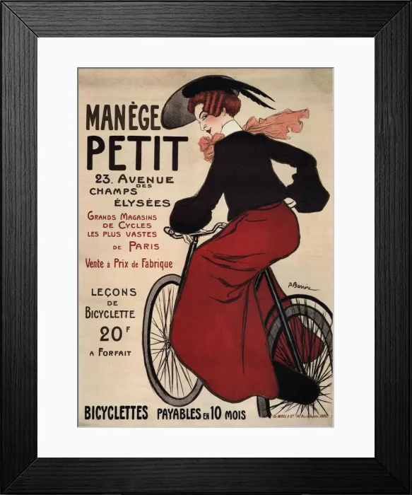Framed Print : Manege Petit, 1899. Artist: Barrere, Adrien (1877-1931) Framed Print : Manege Petit, 1899. Artist: Barrere, Adrien (1877-1931)