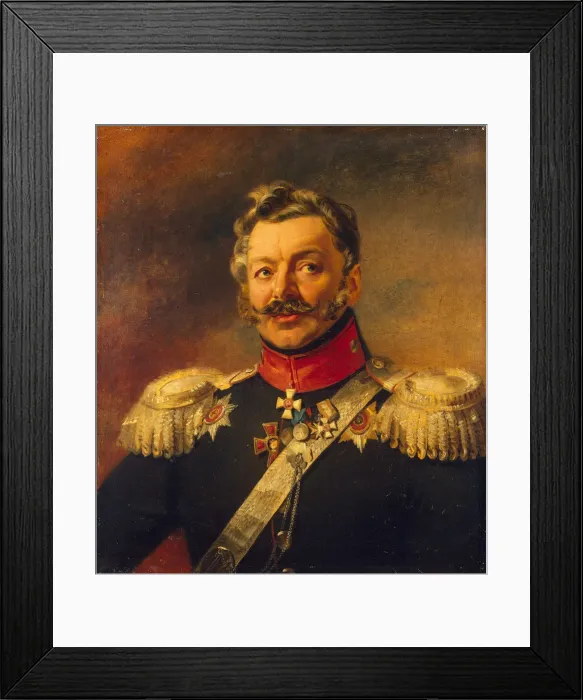 Framed Print : Portrait of General Count Peter Petrovich von der Pahlen (1777-1864), before 1825. Artist: Dawe, George (1781-1829) Framed Print : Portrait of General Count Peter Petrovich von der Pahlen (1777-1864), before 1825. Artist: Dawe, George (1781-1829)