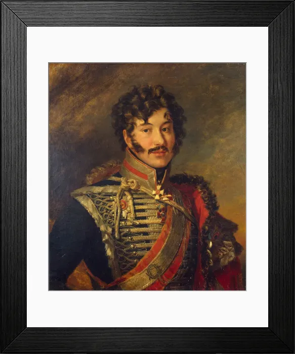 Framed Print : Portrait of General Sergey Nikolayevich Lanskoy (1774-1814), before 1825. Artist: Dawe, George (1781-1829) Framed Print : Portrait of General Sergey Nikolayevich Lanskoy (1774-1814), before 1825. Artist: Dawe, George (1781-1829)
