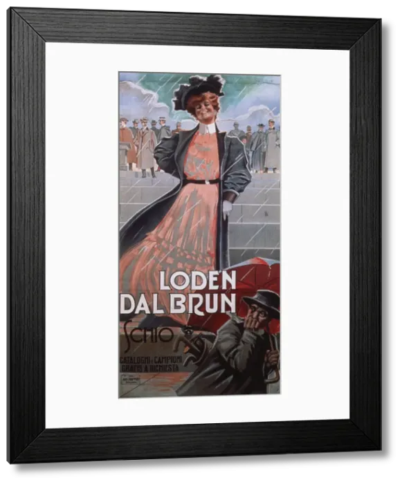 Framed Print : Loden Dal Brun, 1900s. Artist: Villa, Aleardo (1865-1906) Framed Print : Loden Dal Brun, 1900s. Artist: Villa, Aleardo (1865-1906)