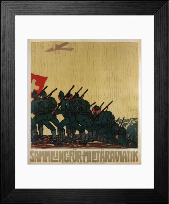 Framed Print : Donations to the Air Fleet, 1914. Artist: Renggli, Eduard, the Younger (1882-1939) Framed Print : Donations to the Air Fleet, 1914. Artist: Renggli, Eduard, the Younger (1882-1939)