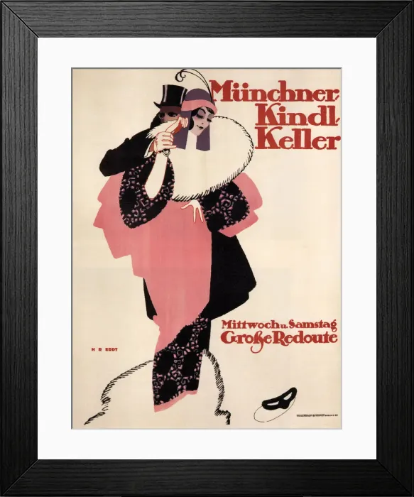 Framed Print : Munich Kindl Keller, 1913. Artist: Erdt, Hans Rudi (1883-1925) Framed Print : Munich Kindl Keller, 1913. Artist: Erdt, Hans Rudi (1883-1925)