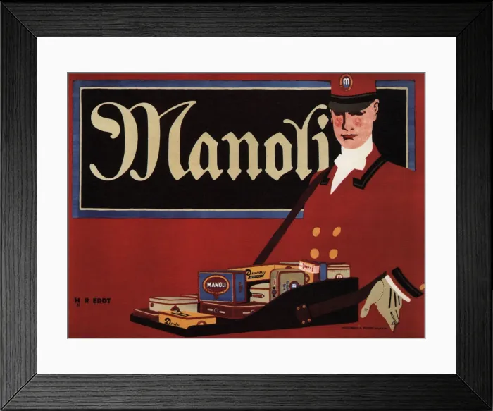 Framed Print : Manoli, 1911. Artist: Erdt, Hans Rudi (1883-1925) Framed Print : Manoli, 1911. Artist: Erdt, Hans Rudi (1883-1925)