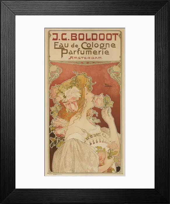 Framed Print : Eau de Cologne Perfumerie, 1899. Artist: Privat-Livemont, Henri (1861?1936) Framed Print : Eau de Cologne Perfumerie, 1899. Artist: Privat-Livemont, Henri (1861?1936)