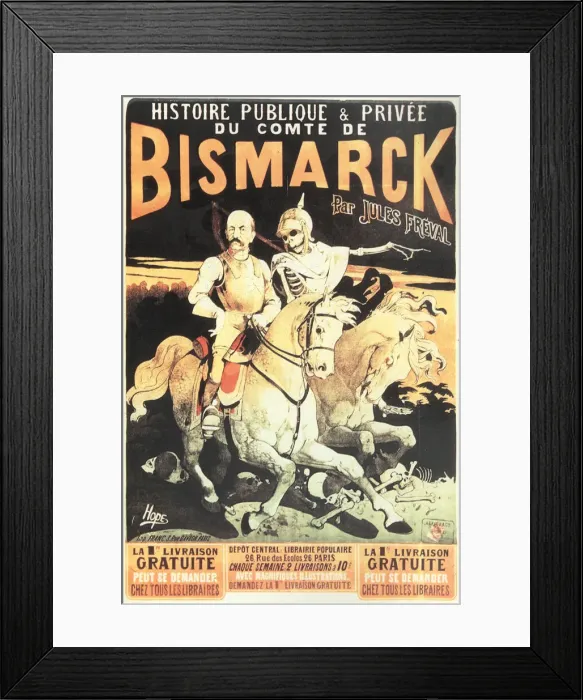 Framed Print : The public and private history of Count Bismarck, 1883. Artist: Choubrac, Leon (1847-1885) Framed Print : The public and private history of Count Bismarck, 1883. Artist: Choubrac, Leon (1847-1885)