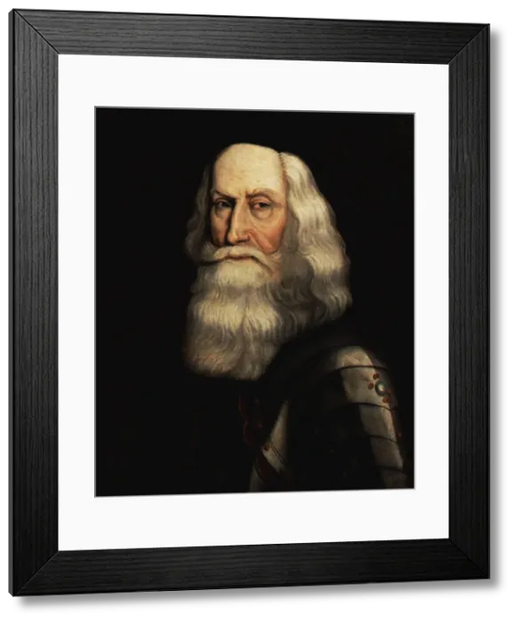 Framed Print : Portrait of General Thomas Tam Dalyell of The Binns (1615?1685). Artist: Paton, David (active 1660-1695)