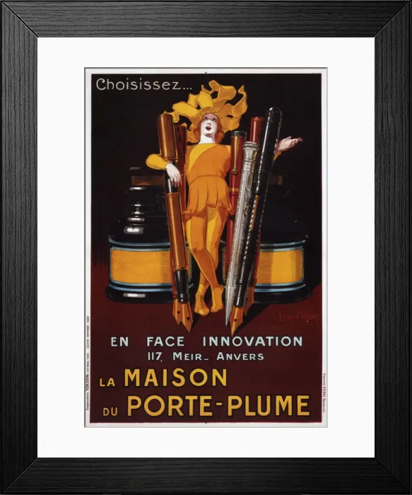 Framed Print : The house of the pen, 1928. Artist: D Ylen, Jean (1886-1938) Framed Print : The house of the pen, 1928. Artist: D Ylen, Jean (1886-1938)