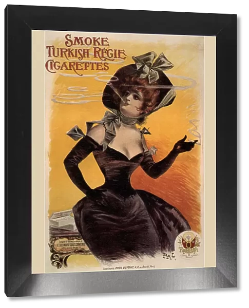 Smoke Turkish Regie Cigarettes, 1895. Artist: Paleologue (Paleologu), Jean de (1855-1942)