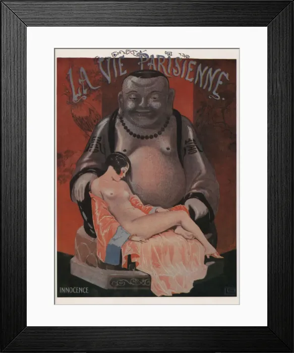 Framed Print : Innocence. La Vie Parisienne Magazine Cover, 1925. Artist: Leonnec, Georges (1881-1940) Framed Print : Innocence. La Vie Parisienne Magazine Cover, 1925. Artist: Leonnec, Georges (1881-1940)