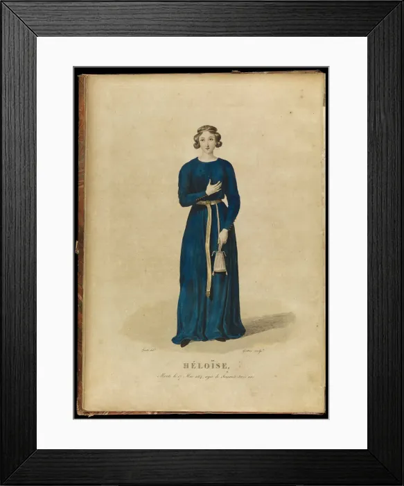 Framed Print : Heloise, Late 18th cent Artist: Gatine, Georges Jacques (1773-1831) Framed Print : Heloise, Late 18th cent Artist: Gatine, Georges Jacques (1773-1831)