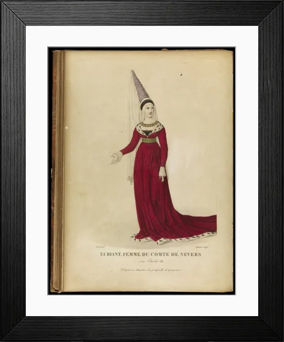 Framed Print : Euryanthe, Late 18th cent Artist: Gatine, Georges Jacques (1773-1831) Framed Print : Euryanthe, Late 18th cent Artist: Gatine, Georges Jacques (1773-1831)