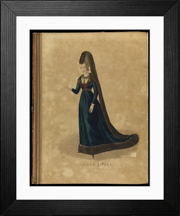 Framed Print : Agnes Sorel, Late 18th cent Artist: Gatine, Georges Jacques (1773-1831) Framed Print : Agnes Sorel, Late 18th cent Artist: Gatine, Georges Jacques (1773-1831)