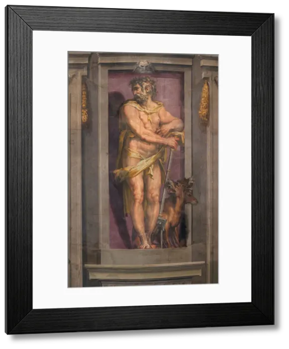 Framed Print : Pluto, 1556-1557. Artist: Gherardi, Cristofano (1508-1556) Framed Print : Pluto, 1556-1557. Artist: Gherardi, Cristofano (1508-1556)