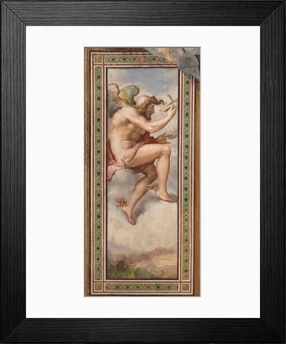 Framed Print : Time of Decision (Kairos), c. 1544. Artist: Rossi, Francesco, de (1510-1563) Framed Print : Time of Decision (Kairos), c. 1544. Artist: Rossi, Francesco, de (1510-1563)