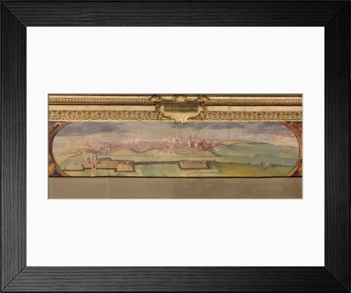 Framed Print : View of Siena, 1557-1558. Artist: Vasari, Giorgio (1511-1574) Framed Print : View of Siena, 1557-1558. Artist: Vasari, Giorgio (1511-1574)