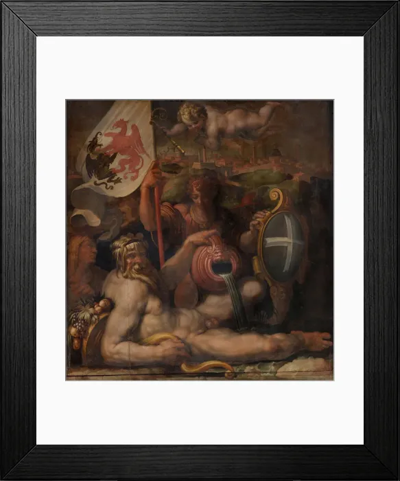 Framed Print : Allegory of Volterra, 1563-1565. Artist: Vasari, Giorgio (1511-1574) Framed Print : Allegory of Volterra, 1563-1565. Artist: Vasari, Giorgio (1511-1574)