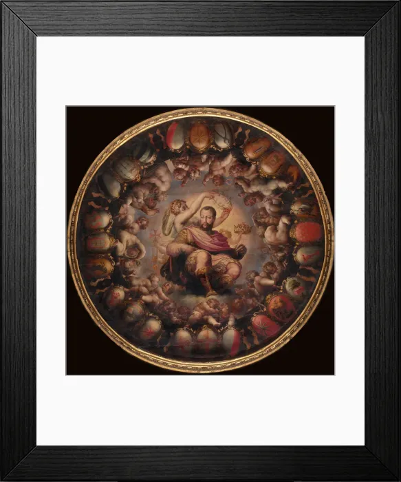 Framed Print : Apotheosis of Cosimo I de Medici, 1563-1565. Artist: Vasari, Giorgio (1511-1574) Framed Print : Apotheosis of Cosimo I de Medici, 1563-1565. Artist: Vasari, Giorgio (1511-1574)