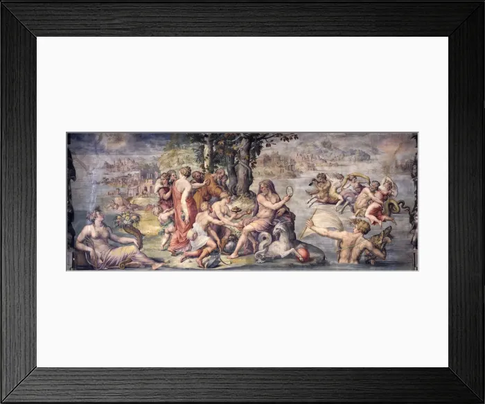 Framed Print : The first fruits from earth offered to Saturn, 1655-1657. Artist: Vasari, Giorgio (1511-1574) Framed Print : The first fruits from earth offered to Saturn, 1655-1657. Artist: Vasari, Giorgio (1511-1574)