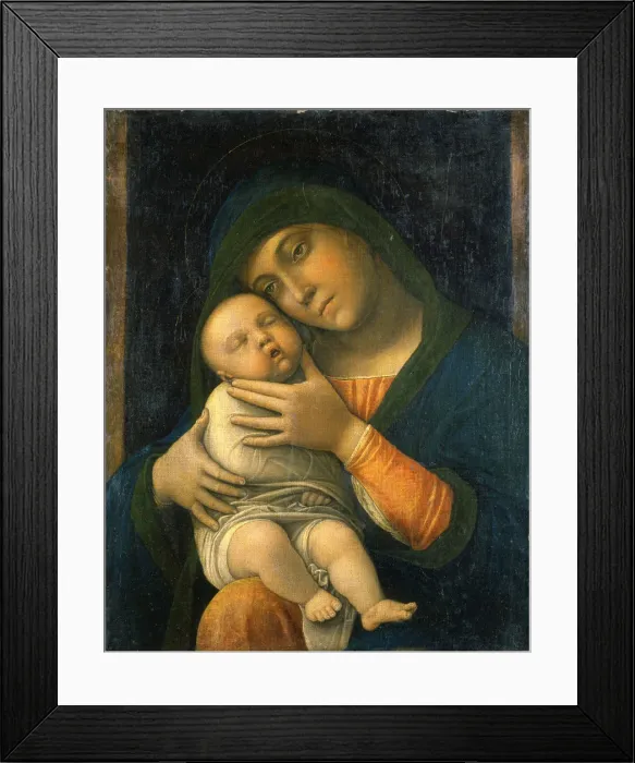 Framed Print : The Virgin and Child, 1490-1495. Artist: Mantegna, Andrea (1431-1506) Framed Print : The Virgin and Child, 1490-1495. Artist: Mantegna, Andrea (1431-1506)