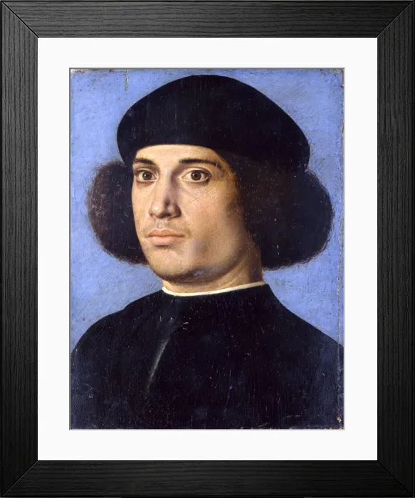 Framed Print : Portrait of a Man, Early16th cen Artist: Previtali, Andrea (ca 1480-1528) Framed Print : Portrait of a Man, Early16th cen Artist: Previtali, Andrea (ca 1480-1528)