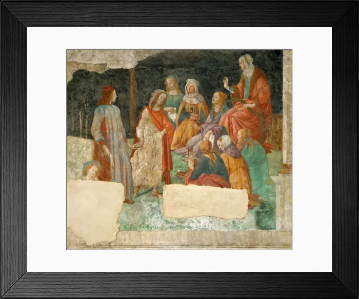 Framed Print : A Young Man Being Introduced to the Seven Liberal Arts, 1484-1486. Artist: Botticelli, Sandro (1445-1510) Framed Print : A Young Man Being Introduced to the Seven Liberal Arts, 1484-1486. Artist: Botticelli, Sandro (1445-1510)