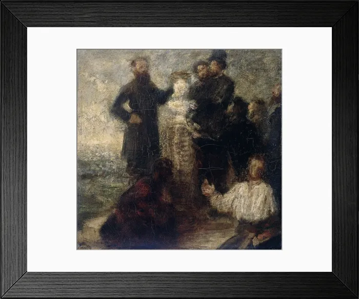 Framed Print : Hommage a Berlioz, c. 1900. Artist: Fantin-Latour, Henri (1836-1904) Framed Print : Hommage a Berlioz, c. 1900. Artist: Fantin-Latour, Henri (1836-1904)