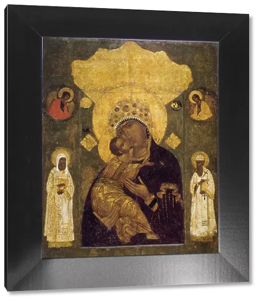 Mother of God of Volokolamsk, 16th century. Artist: Russian icon