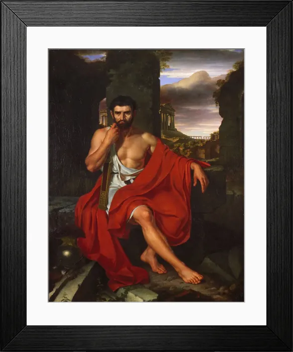 Framed Print : Gaius Marius Amid the Ruins of Carthage, 1807. Artist: Vanderlyn, John (1775-1852) Framed Print : Gaius Marius Amid the Ruins of Carthage, 1807. Artist: Vanderlyn, John (1775-1852)