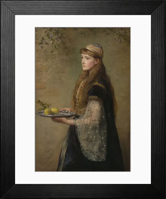 Framed Print : The captive, 1882. Artist: Millais, John Everett (1829-1896) Framed Print : The captive, 1882. Artist: Millais, John Everett (1829-1896)
