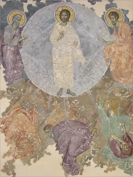 The Transfiguration of Jesus, ca 1380. Artist: Ancient Russian frescos