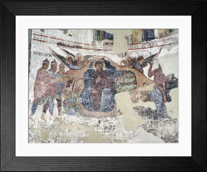 Framed Print : The Nativity of Christ, 1080. Artist: Anonymous Framed Print : The Nativity of Christ, 1080. Artist: Anonymous