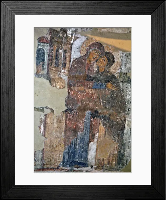 Framed Print : The Visitation, 1080. Artist: Anonymous Framed Print : The Visitation, 1080. Artist: Anonymous