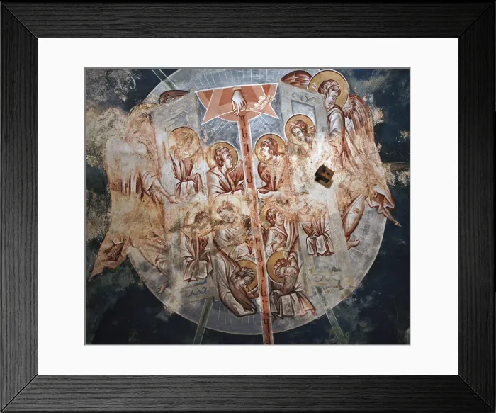 Framed Print : The Angels, 14th century. Artist: Master Gerasime (active 14th century) Framed Print : The Angels, 14th century. Artist: Master Gerasime (active 14th century)