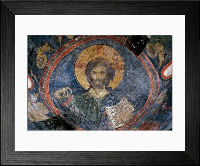 Framed Print : Christ Pantocrator, 13th century. Artist: Anonymous Framed Print : Christ Pantocrator, 13th century. Artist: Anonymous