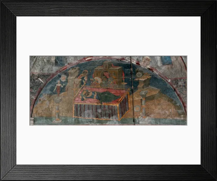 Framed Print : King Nebuchadnezzars Dream, ca 1350. Artist: Anonymous Framed Print : King Nebuchadnezzars Dream, ca 1350. Artist: Anonymous