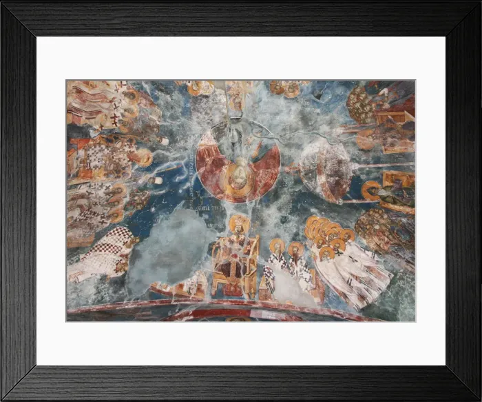 Framed Print : First Council of Constantinople, 14th century. Artist: Anonymous Framed Print : First Council of Constantinople, 14th century. Artist: Anonymous