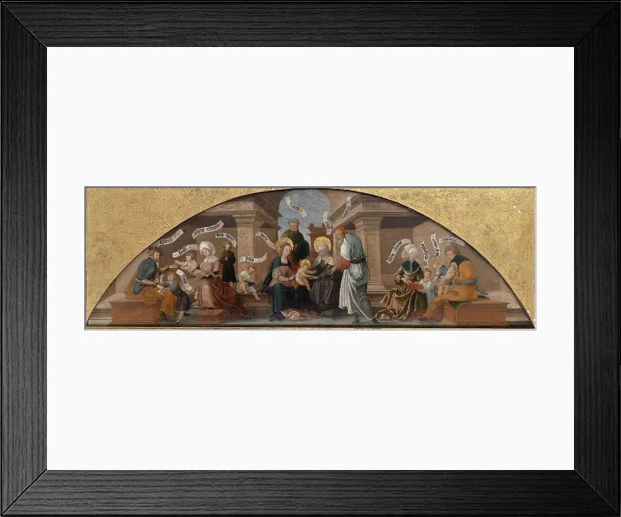 Framed Print : The Holy Kinship, Early16th cen Artist: South German master (16th century) Framed Print : The Holy Kinship, Early16th cen Artist: South German master (16th century)