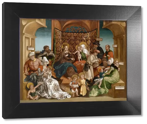 The Holy Kinship. Artist: Breu, Jorg, the Younger (1510-1547)