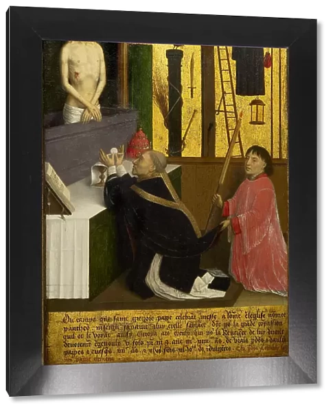 The Mass of Saint Gregory, ca 1460. Artist: Marmion, Simon (ca 1425-1489)