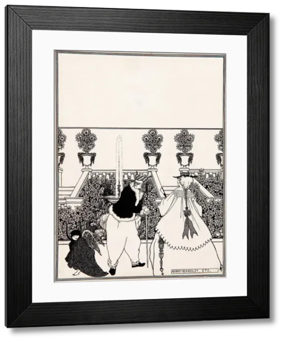 Framed Print : Cover Design for The Savoy, 1896. Artist: Beardsley, Aubrey (1872?1898) Framed Print : Cover Design for The Savoy, 1896. Artist: Beardsley, Aubrey (1872?1898)